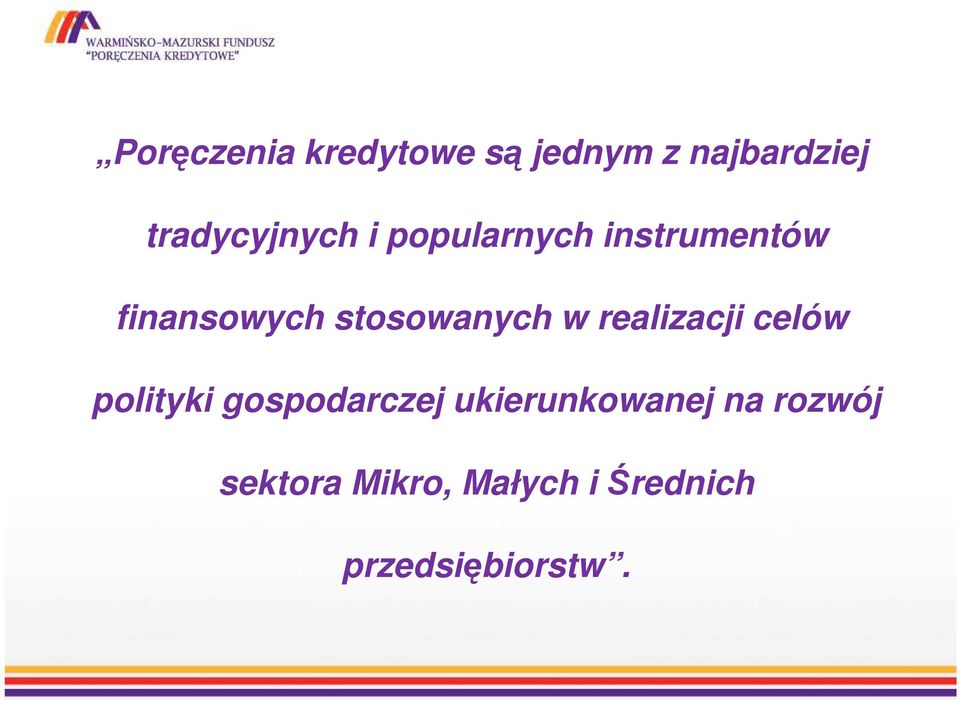 stosowanych w realizacji celów polityki gospodarczej