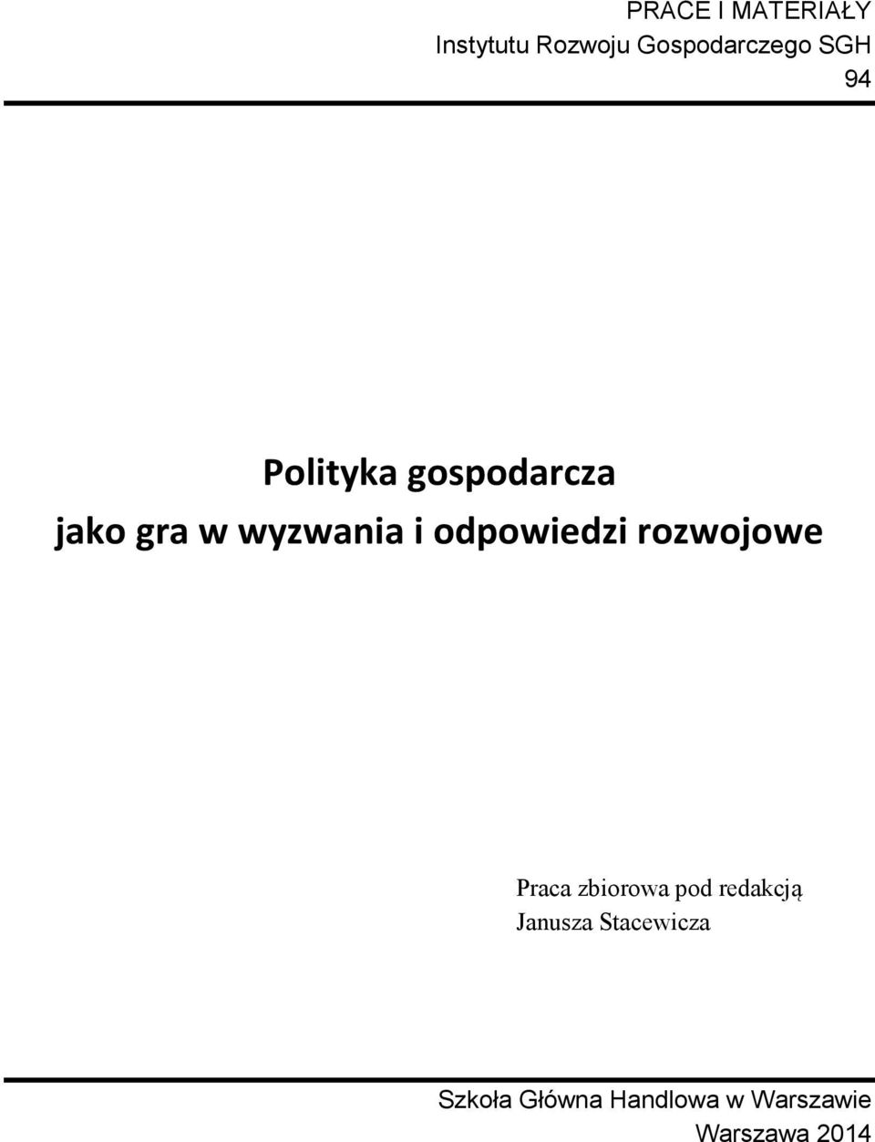 odpowiedzi rozwojowe Praca zbiorowa pod redakcją