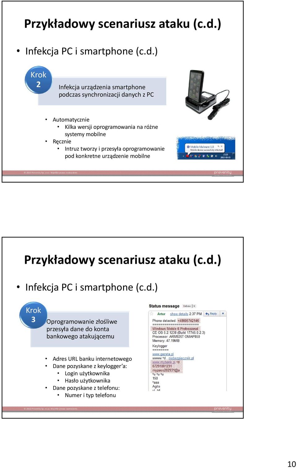 ) Infekcja PC i smartphone (c.d.