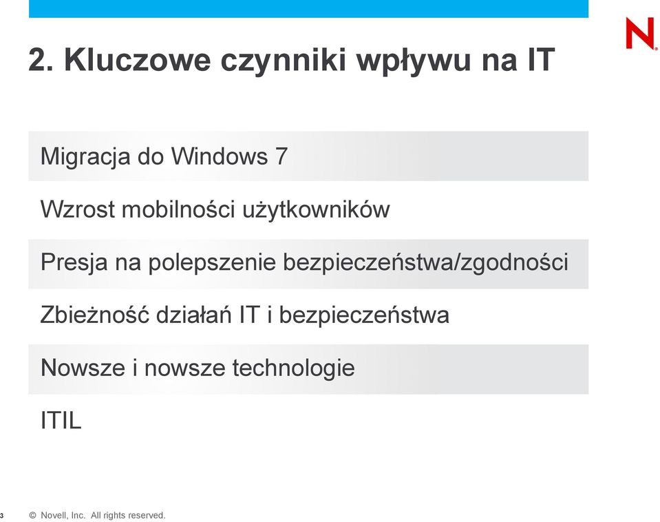 polepszenie bezpieczeństwa/zgodności Zbieżność