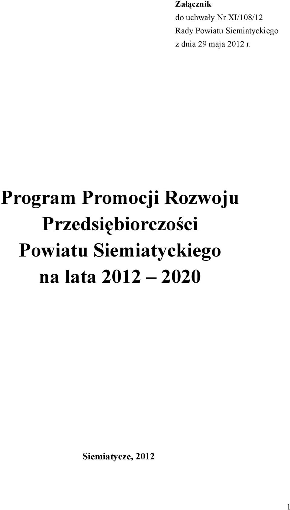 Program Promocji Rozwoju Przedsiębiorczości