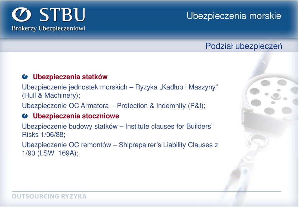 Ubezpieczenia stoczniowe Ubezpieczenie budowy statków Institute clauses for Builders