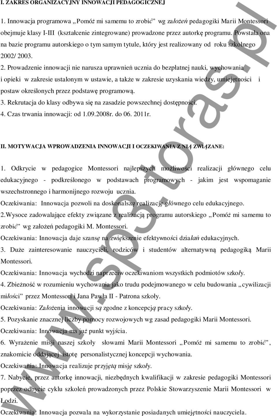 Powsta a ona na bazie programu autorskiego o tym samym tytule, który jest realizowany od roku szkolnego 20