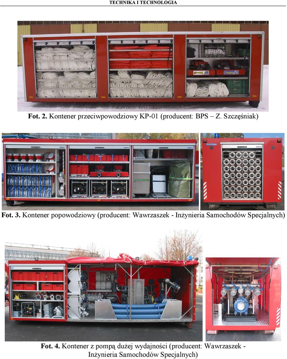 Kontener popowodziowy (producent: Wawrzaszek - Inżynieria