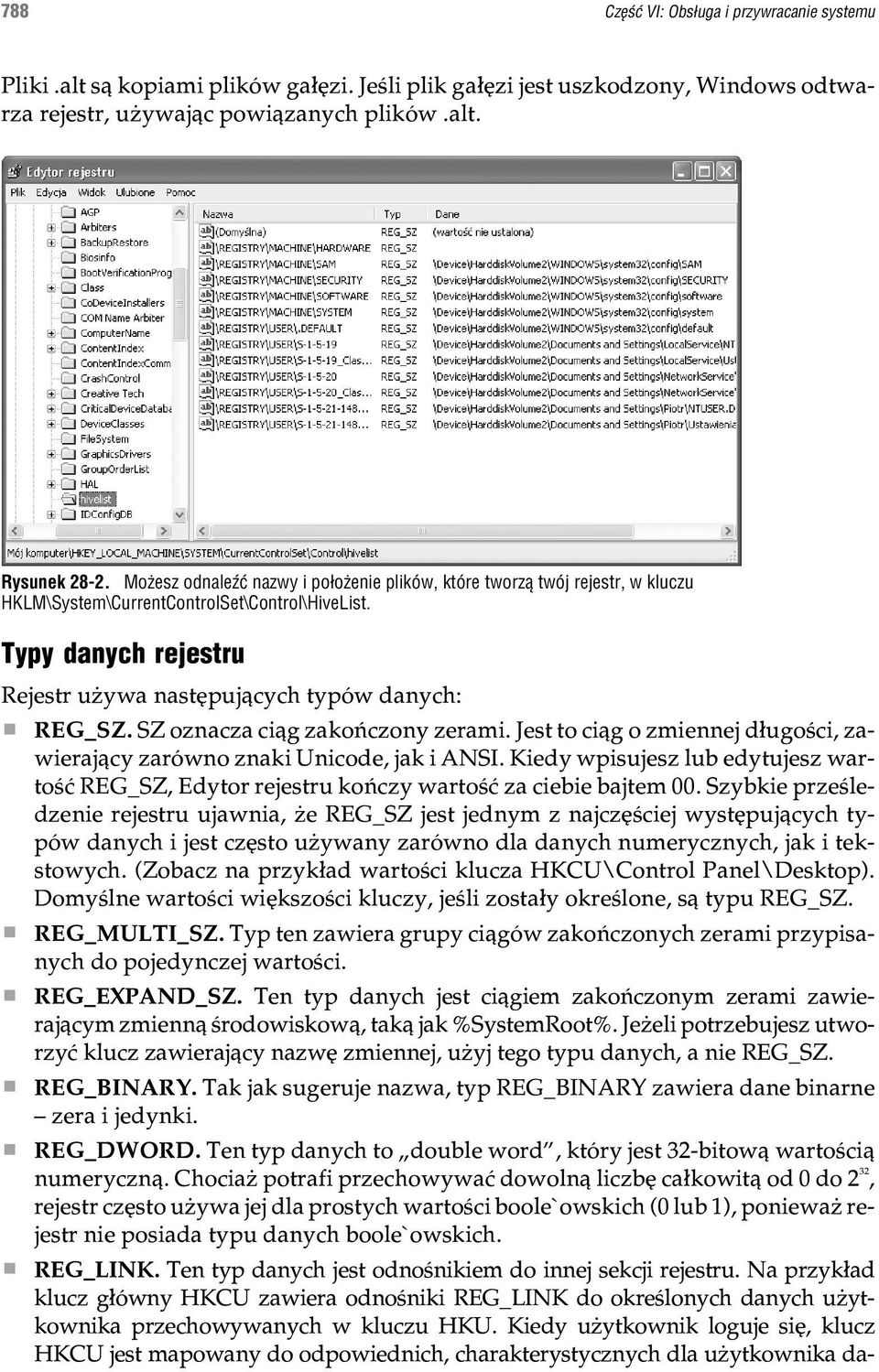 SZ oznacza ci¹g zakoñczony zerami. Jest to ci¹g o zmiennej d³ugoœci, zawieraj¹cy zarówno znaki Unicode, jak i ANSI.