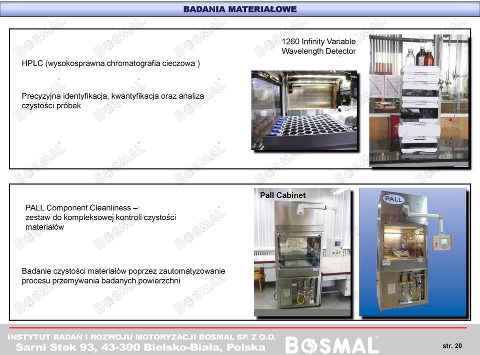 PALL Component Cleanliness zestaw do kompleksowej kontroli czystości materiałów Pall Cabinet