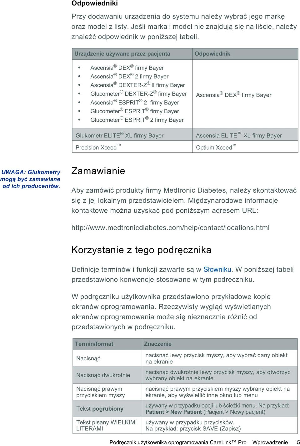 firmy Bayer Glucometer ESPRIT 2 firmy Bayer Odpowiednik Ascensia DEX firmy Bayer Glukometr ELITE XL firmy Bayer Precision Xceed Ascensia ELITE XL firmy Bayer Optium Xceed UWAGA: Glukometry mog by