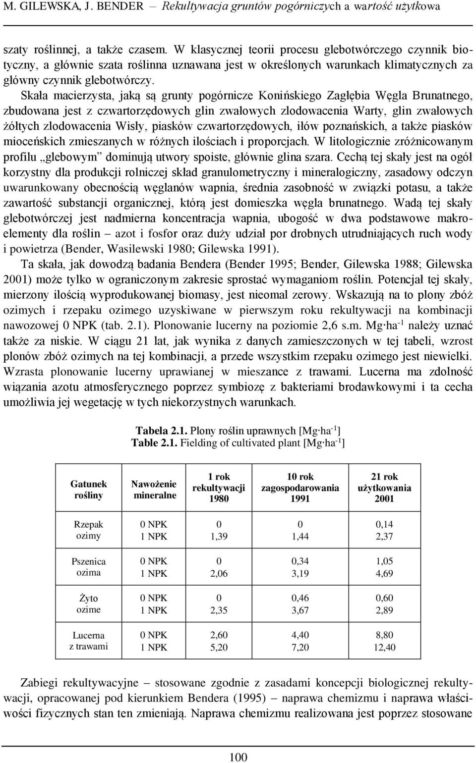 Skała macierzysta, jaką są grunty pogórnicze Konińskiego Zagłębia Węgla Brunatnego, zbudowana jest z czwartorzędowych glin zwałowych zlodowacenia Warty, glin zwałowych żółtych zlodowacenia Wisły,