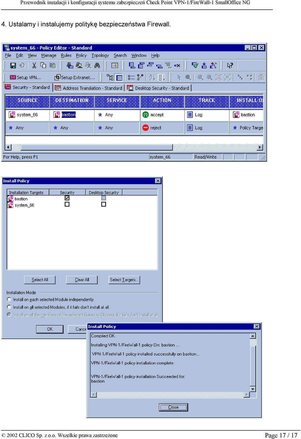 Firewall. 2002 CLICO Sp. z o.