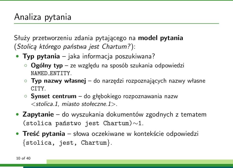 Typ nazwy własnej do narzędzi rozpoznających nazwy własne CITY. Synset centrum do głębokiego rozpoznawania nazw <stolica.