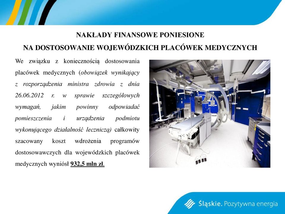 w sprawie szczegółowych wymagań, jakim powinny odpowiadać pomieszczenia i urządzenia podmiotu wykonującego