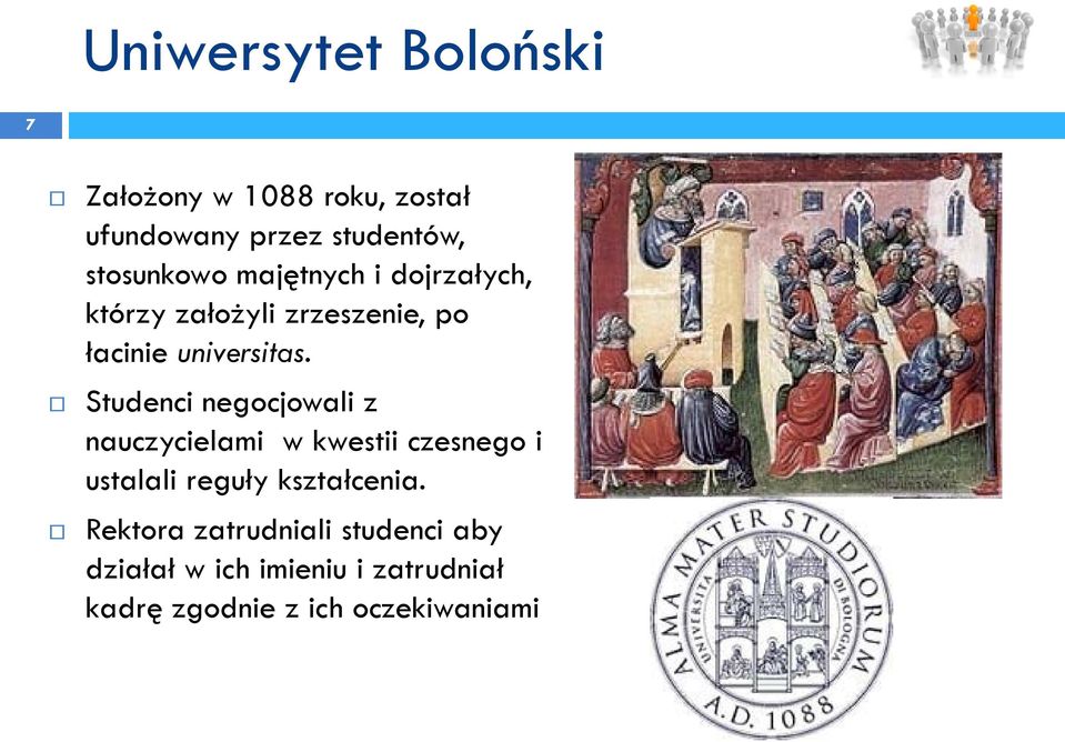 Studenci negocjowali z nauczycielami w kwestii czesnego i ustalali reguły kształcenia.