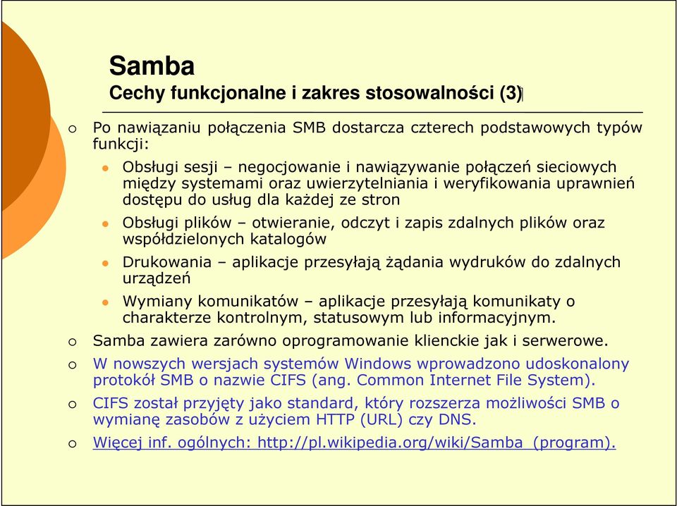 aplikacje przesyłają Ŝądania wydruków do zdalnych urządzeń Wymiany komunikatów aplikacje przesyłają komunikaty o charakterze kontrolnym, statusowym lub informacyjnym.