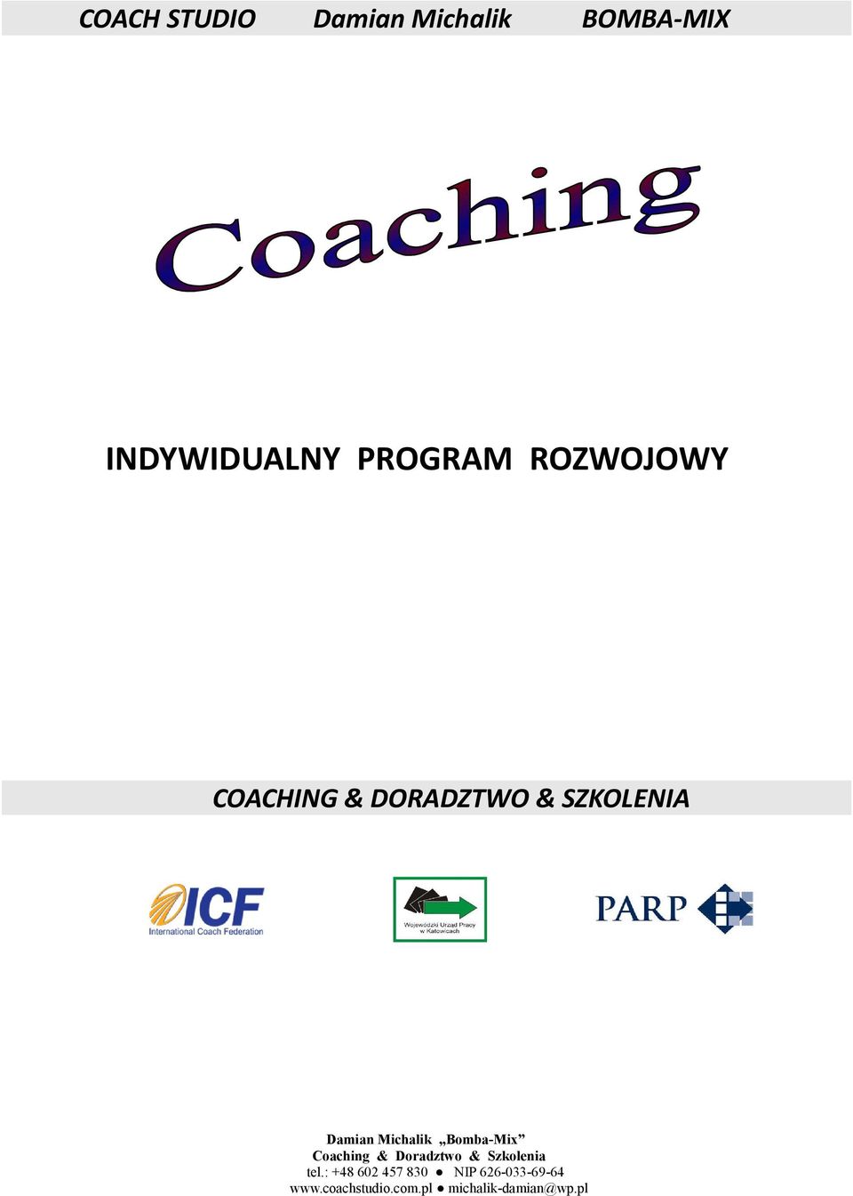 INDYWIDUALNY PROGRAM