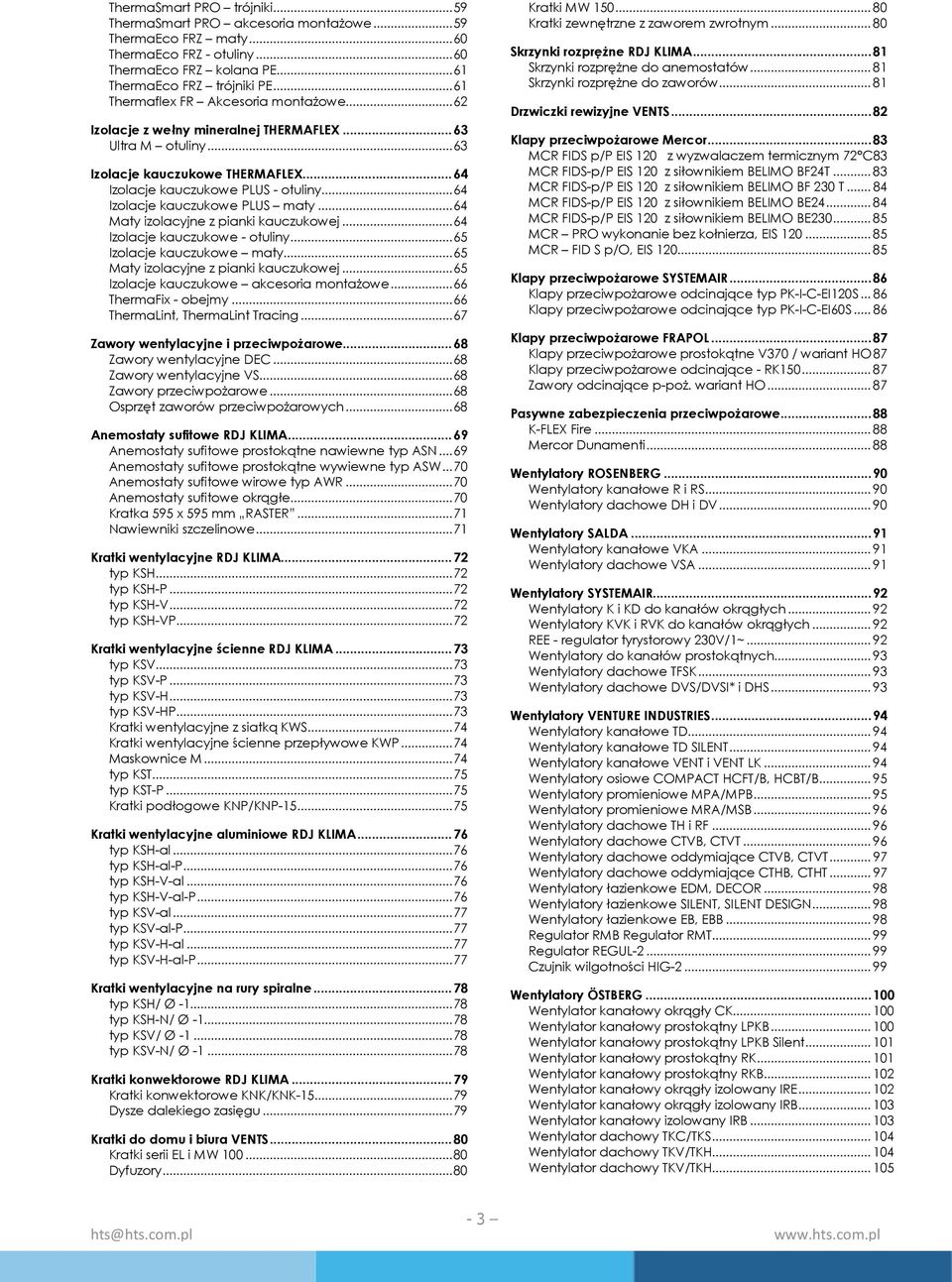 .. 64 Izolacje kauczukowe PLUS maty... 64 Maty izolacyjne z pianki kauczukowej... 64 Izolacje kauczukowe - otuliny... 65 Izolacje kauczukowe maty... 65 Maty izolacyjne z pianki kauczukowej.