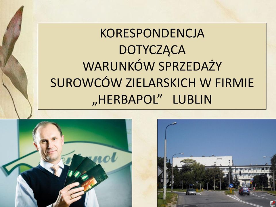 SPRZEDAŻY SUROWCÓW