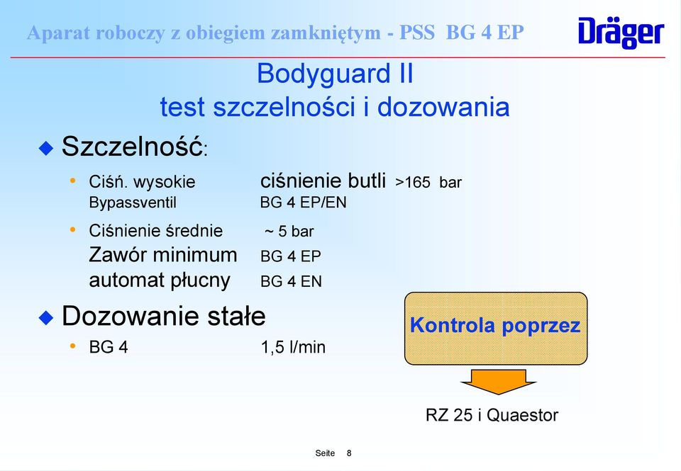 szczelności i dozowania Zawór minimum automat płucny ciśnienie