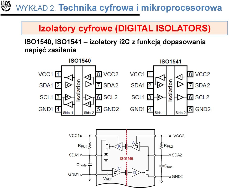 ISO1541 izolatory i2c z