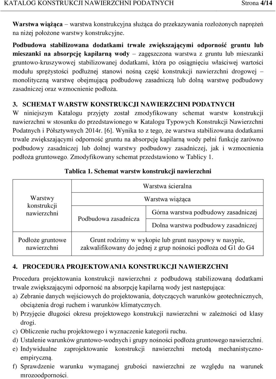 dodatkami, która po osiągnięciu właściwej wartości modułu sprężystości podłużnej stanowi nośną część konstrukcji nawierzchni drogowej monolityczną warstwę obejmującą podbudowę zasadniczą lub dolną