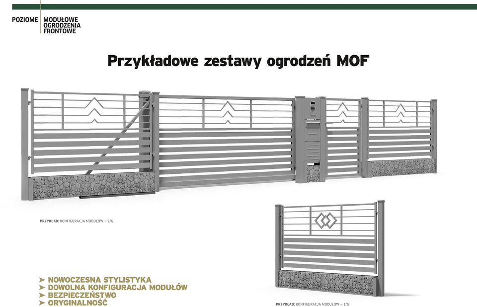 2/G NOWOCZESNA STYLISTYKA DOWOLNA KONFIGURACJA MODUŁÓW