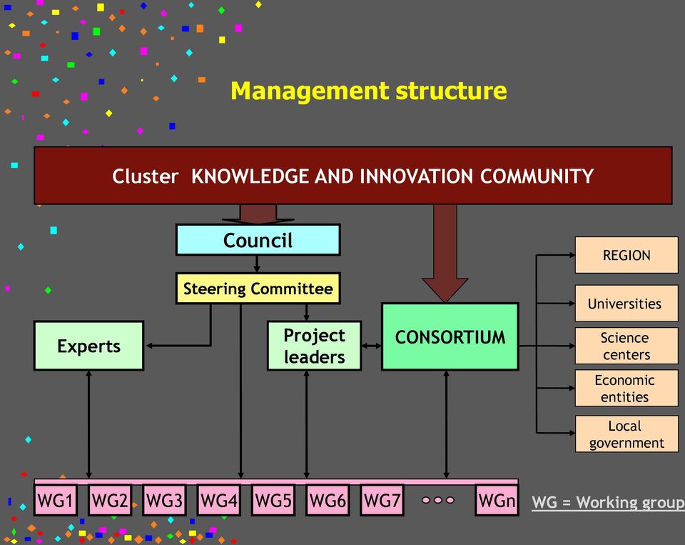 Experts Project leaders CONSORTIUM Science centers Economic