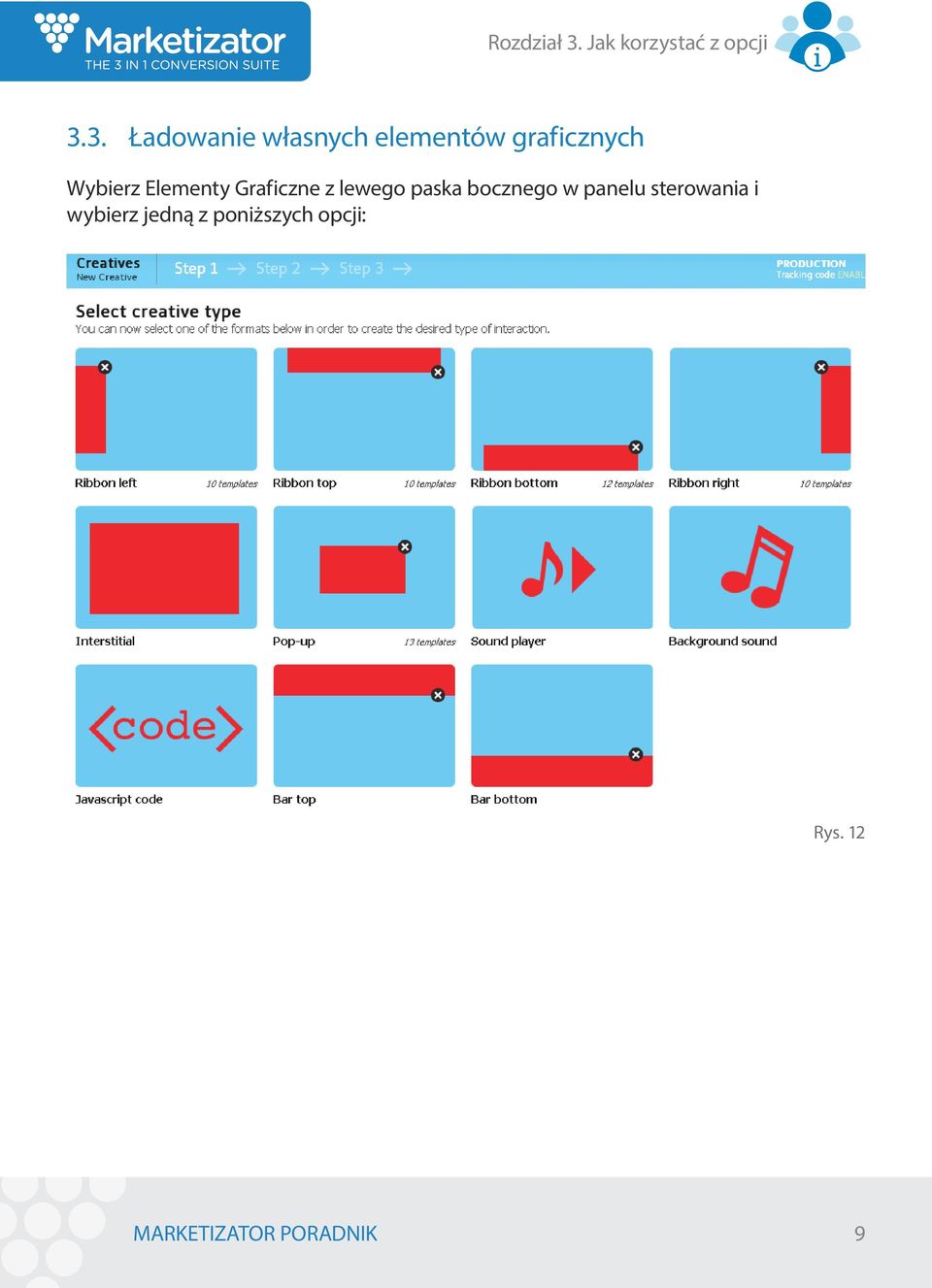 3. Ładowanie własnych elementów graficznych Wybierz