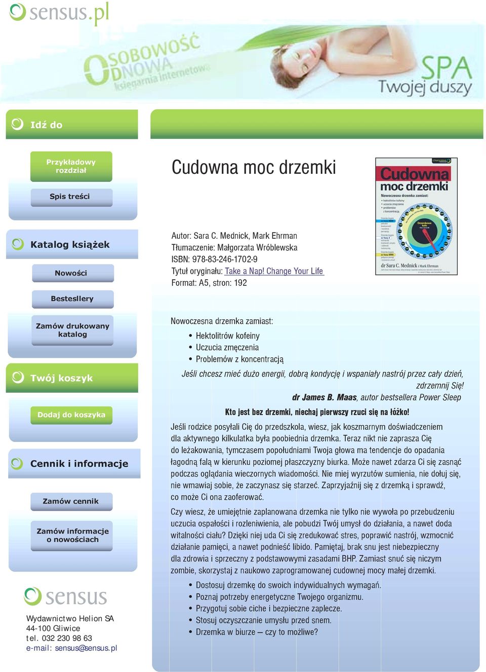 Change Your Life Format: A5, stron: 192 Bestesllery Zamów drukowany katalog Twój koszyk Dodaj do koszyka Cennik i informacje Zamów cennik Zamów informacje o nowościach Wydawnictwo Helion SA 44-100