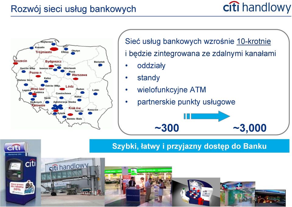 L ódz x 8 Legnica Wroc law x 8 Radom Lublin Swidnica Czestochowa Opole Kielce Walbrzych Aglomeracja Slaska Katowice x 9 Krak ów x 9 Rzeszów Tarn ów