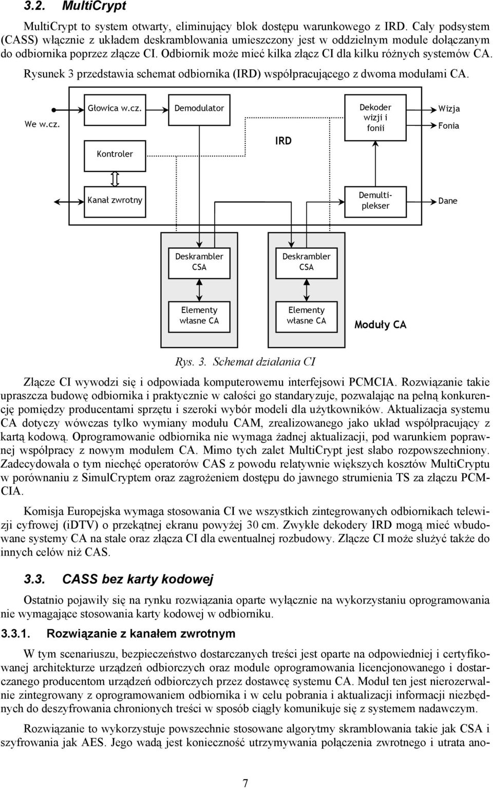 Odbiornik może mieć kilka złącz 