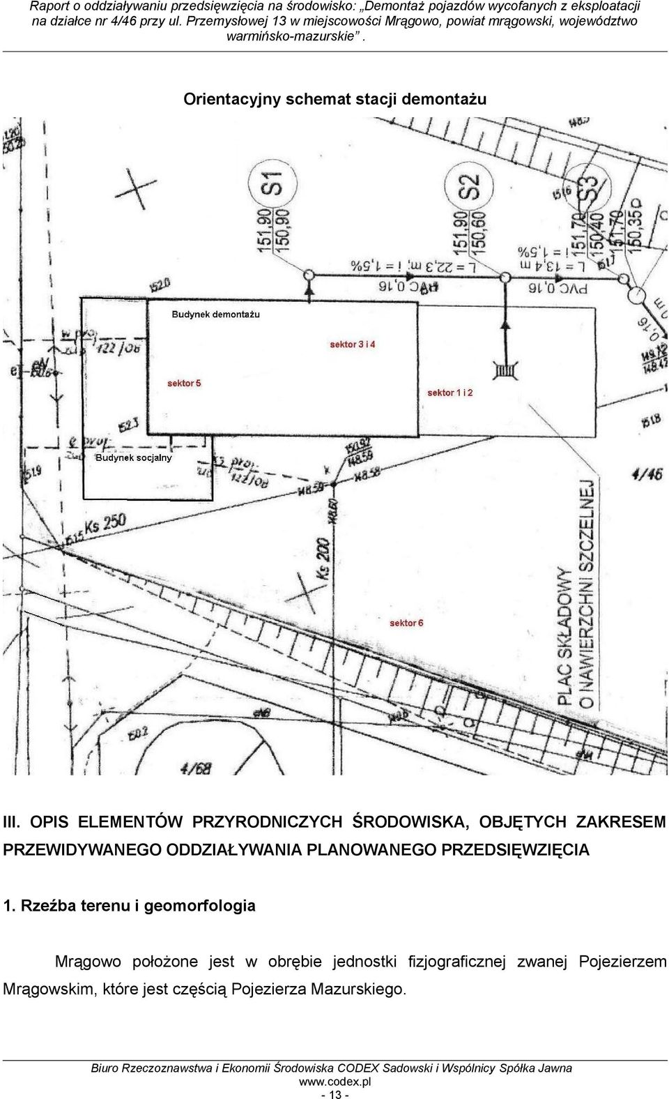 ODDZIAŁYWANIA PLANOWANEGO PRZEDSIĘWZIĘCIA 1.