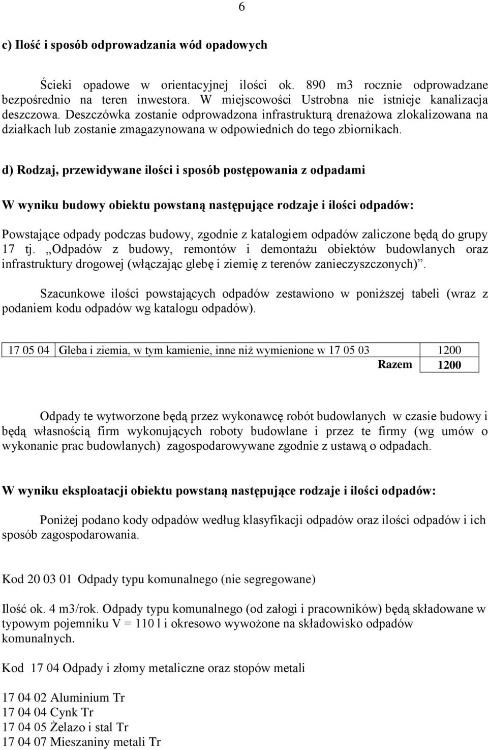 Deszczówka zostanie odprowadzona infrastrukturą drenażowa zlokalizowana na działkach lub zostanie zmagazynowana w odpowiednich do tego zbiornikach.