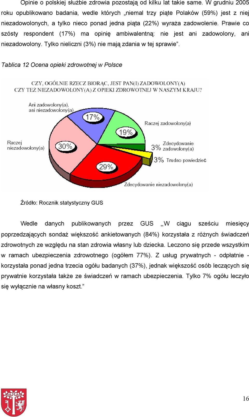 Prawie co szósty respondent (17%) ma opinię ambiwalentną: nie jest ani zadowolony, ani niezadowolony. Tylko nieliczni (3%) nie mają zdania w tej sprawie.