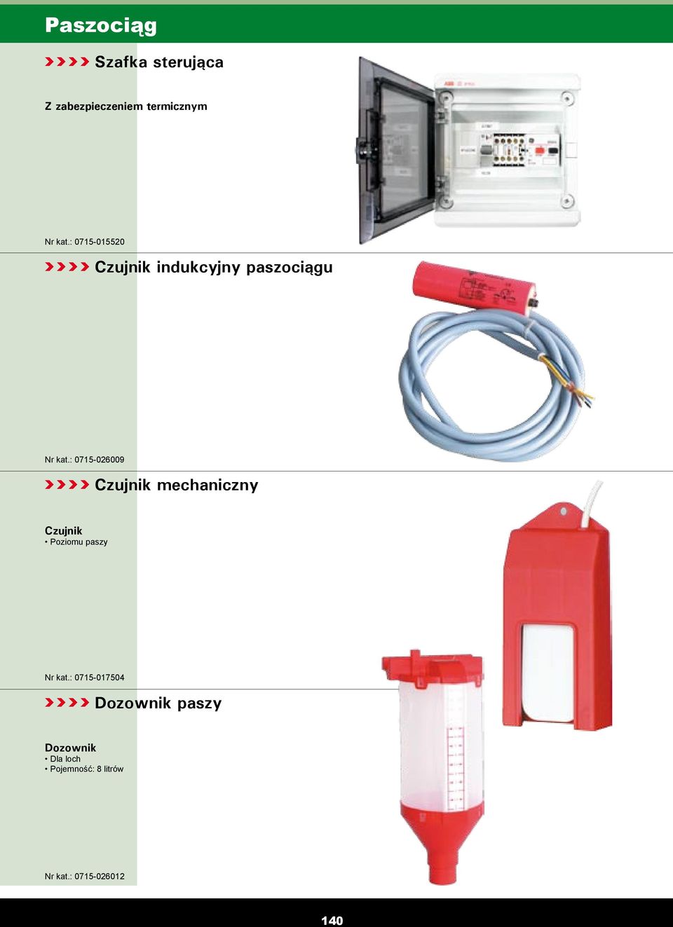 : 0715-026009 Czujnik mechaniczny Czujnik Poziomu paszy Nr kat.