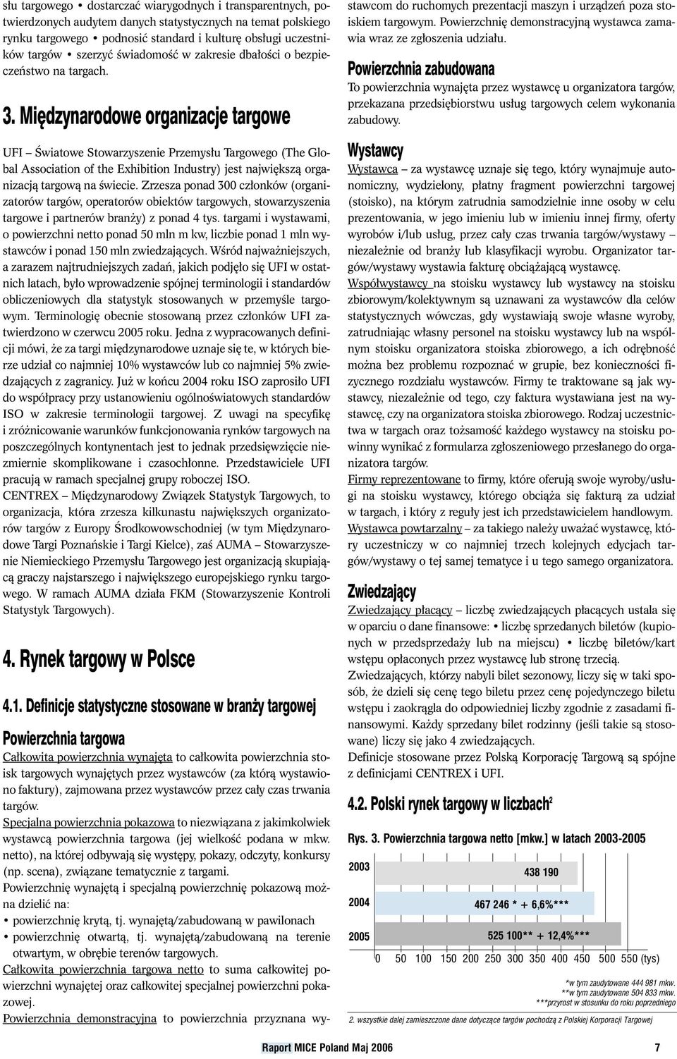 Mi dzynarodowe organizacje targowe UFI Âwiatowe Stowarzyszenie Przemys u Targowego (The Global Association of the Exhibition Industry) jest najwi kszà organizacjà targowà na Êwiecie.