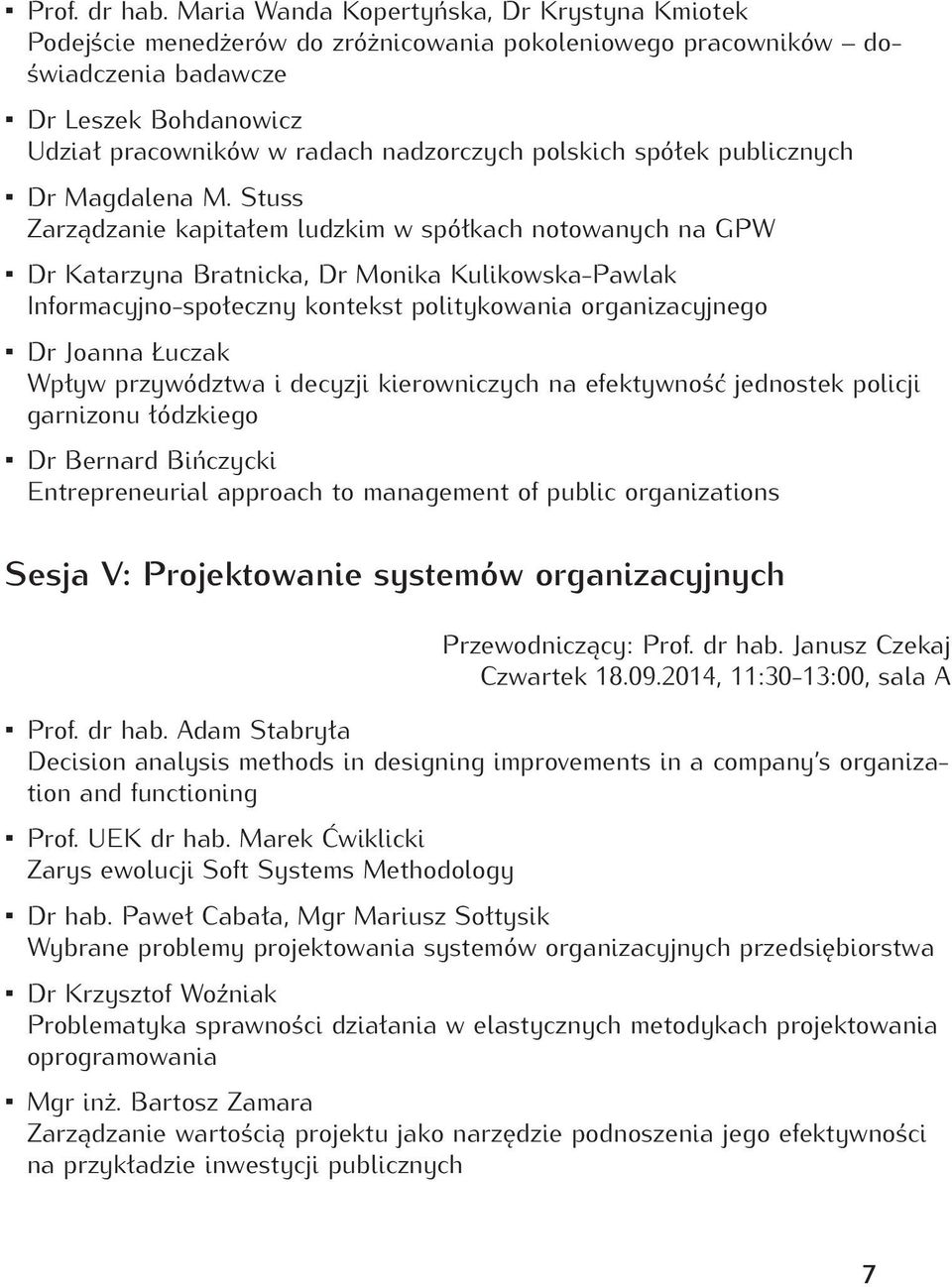 polskich spółek publicznych Dr Magdalena M.