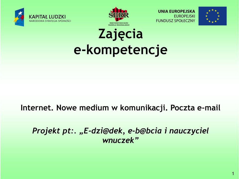 Poczta e-mail Projekt pt:.