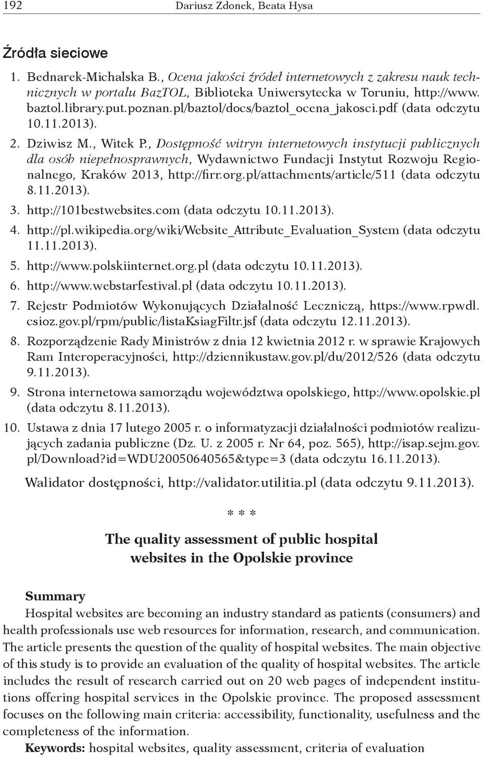 pdf (data odczytu 10.11.2013). 2. Dziwisz M., Witek P.