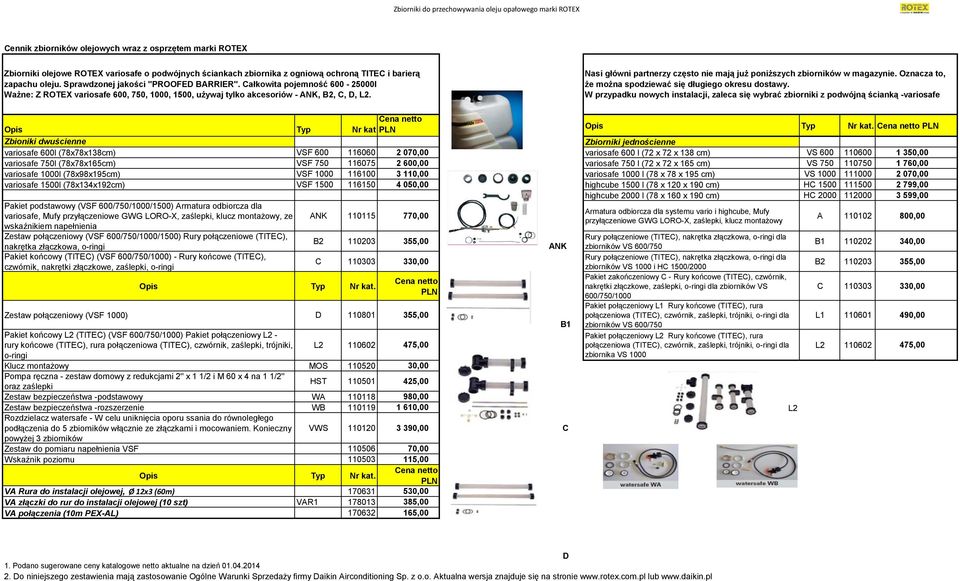 x 72 x 165 cm) VS 750 110750 1 760,00 variosafe 1000l (78x98x195cm) VSF 1000 116100 3 110,00 variosafe 1000 l (78 x 78 x 195 cm) VS 1000 111000 2 070,00 variosafe 1500l (78x134x192cm) VSF 1500 116150