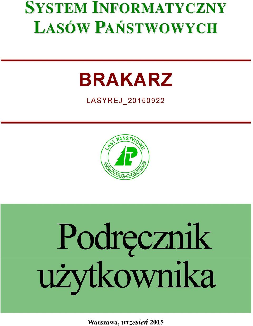 LASYREJ_20150922 Podręcznik