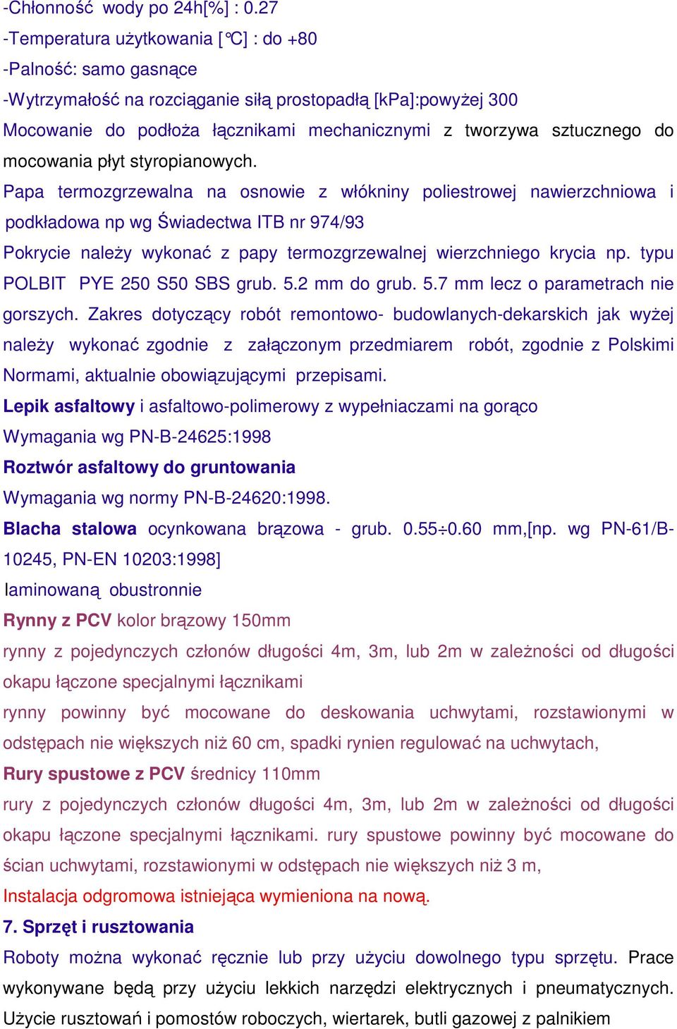 mocowania płyt styropianowych.