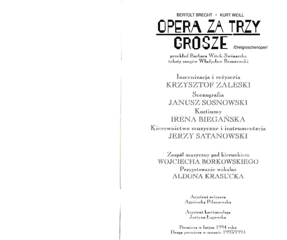 stir1lllm nfada JIG:IRZ'l{ SA1rANOWSKU Zespó ł muzyczny 1po~l ~~ Dof' ru n J~ n.f'n VV()JC JIECHA BORKOWSKJEGrO lprzyp,olowanic w o k al n e ALD(}.A K JRAS~UC KA.Asysl.