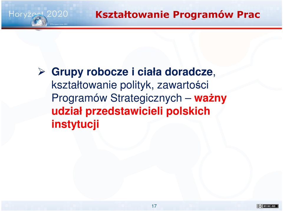 zawartości Programów Strategicznych ważny