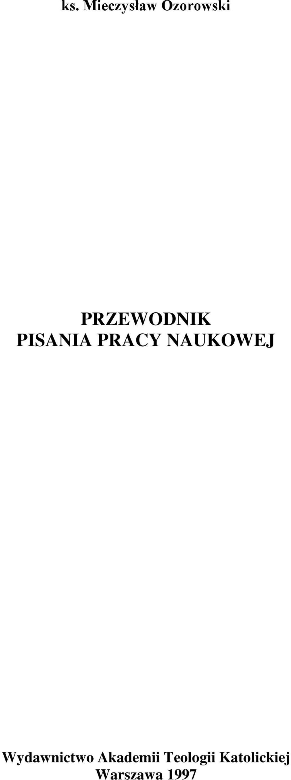 NAUKOWEJ Wydawnictwo