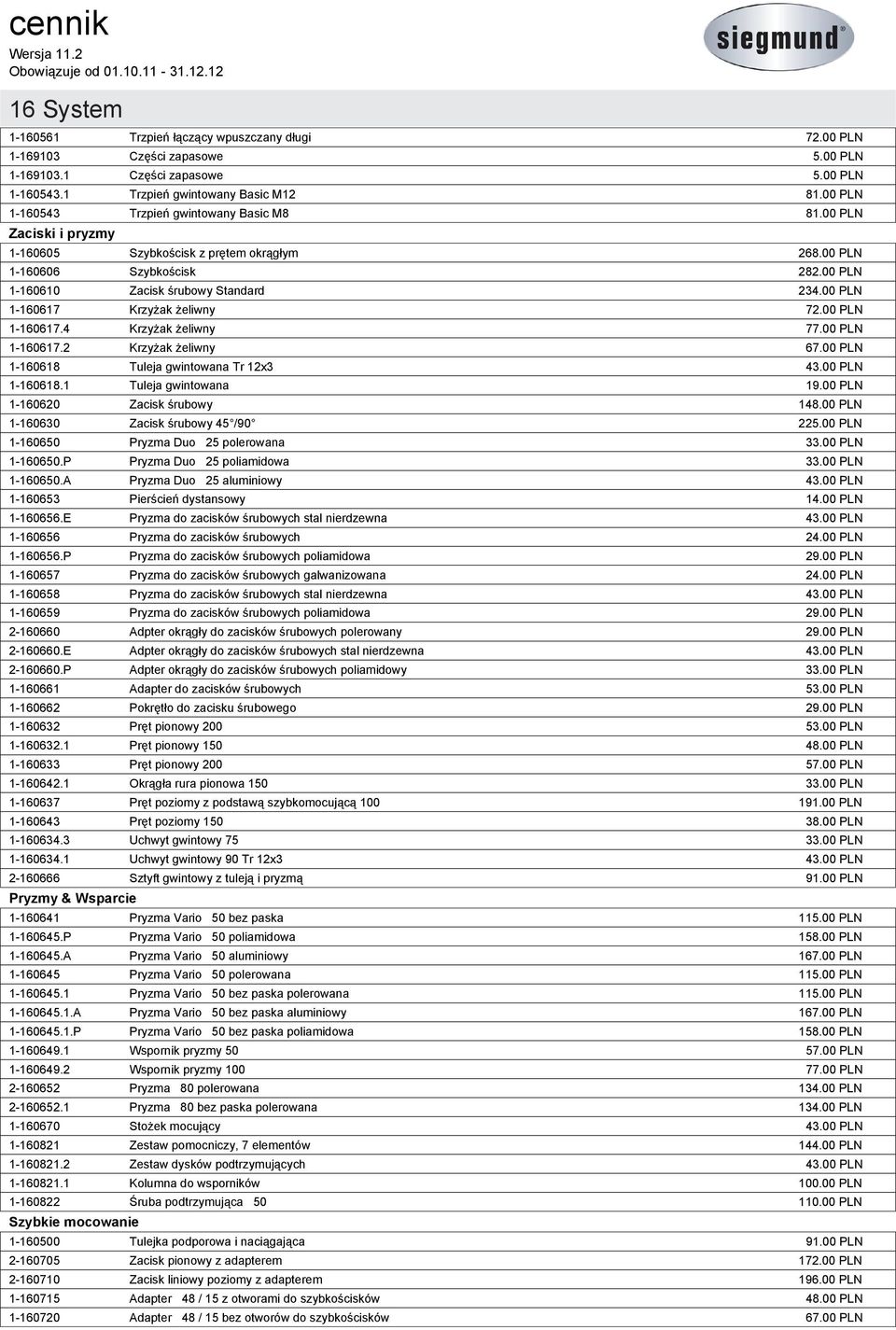 00 PLN 1-160617 Krzyżak żeliwny 1-160617.4 Krzyżak żeliwny 1-160617.2 Krzyżak żeliwny 67.00 PLN 1-160618 Tuleja gwintowana Tr 12x3 1-160618.1 Tuleja gwintowana 19.