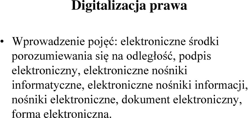 elektroniczne nośniki informatyczne, elektroniczne nośniki