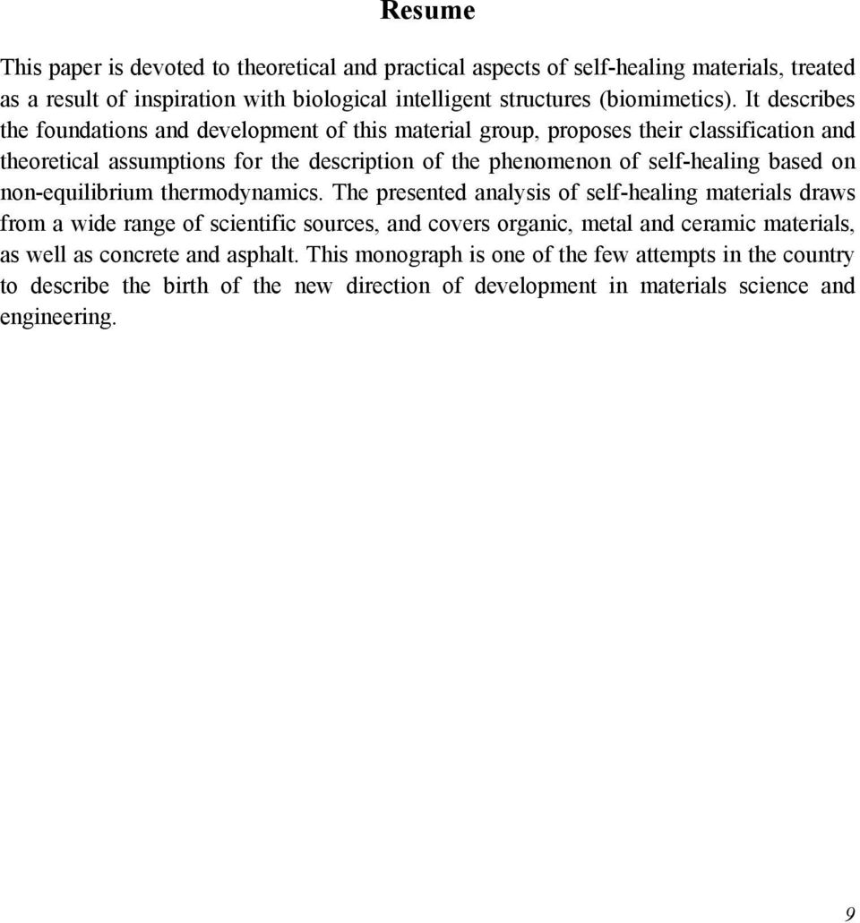 based on non-equilibrium thermodynamics.