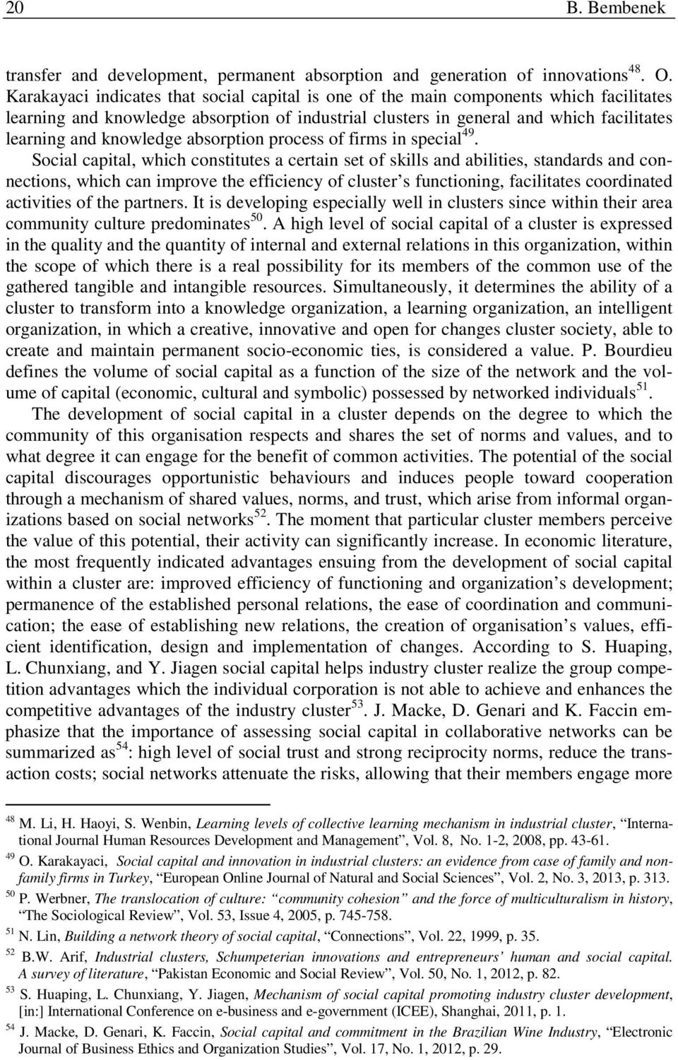 knowledge absorption process of firms in special 49.