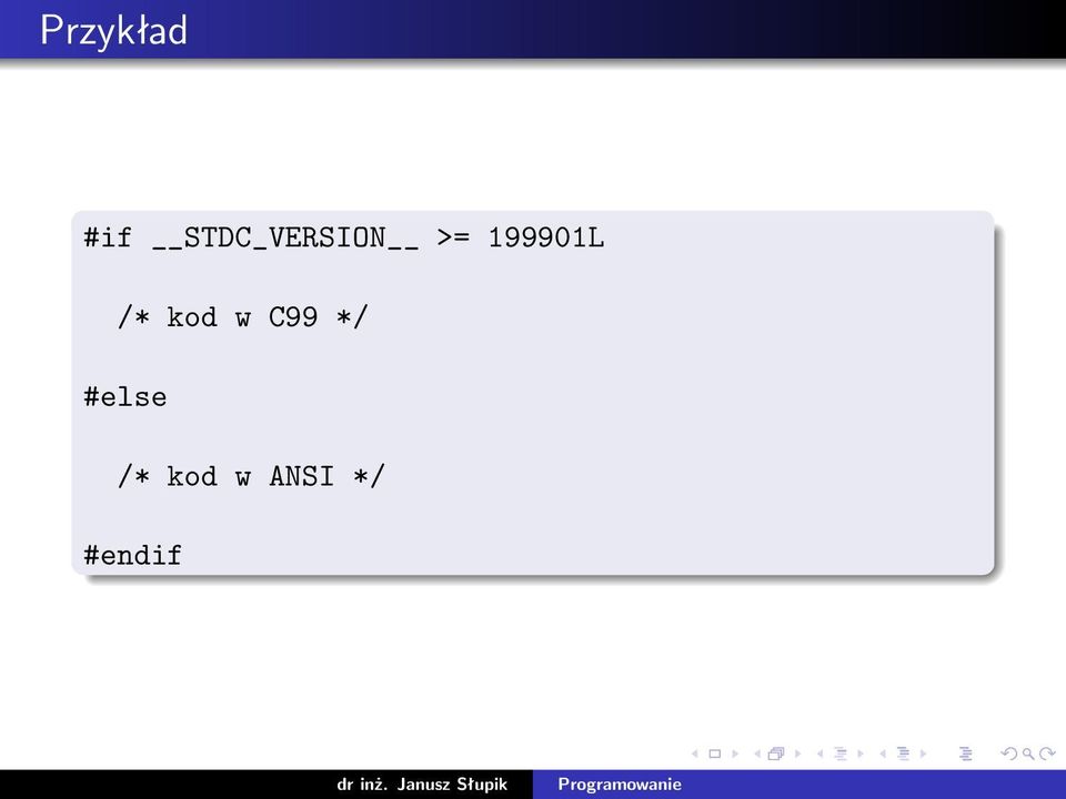 199901L /* kod w C99
