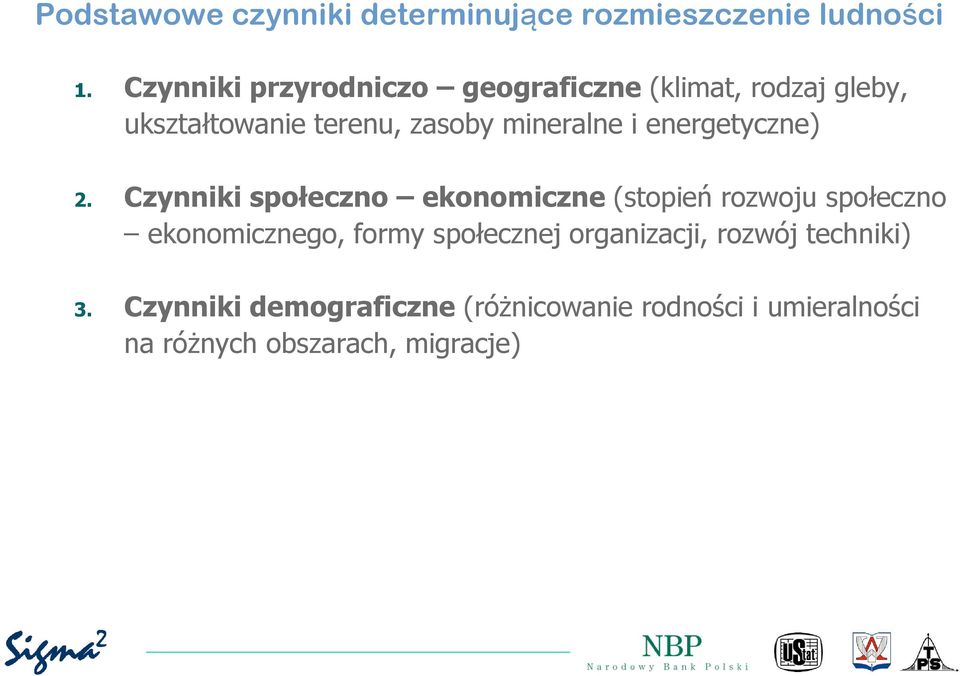 i energetyczne) 2.