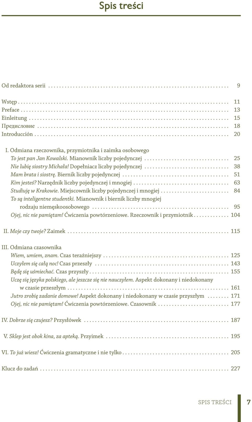 ...................................................................... 20 I. Odmiana rzeczownika, przymiotnika i zaimka osobowego To jest pan Jan Kowalski. Mianownik liczby pojedynczej.